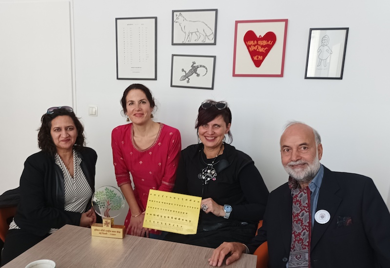 Croatian Library for the Blind in Zagreb visited by Joginder Singh Nijjar and Jane Sha