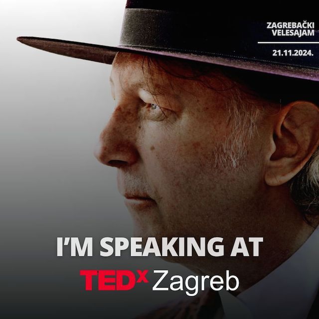 Nenad Bach speaking at TEDx Zagreb: PingPong vs Parkinson Uncommon Solution, Nov 21, 2024